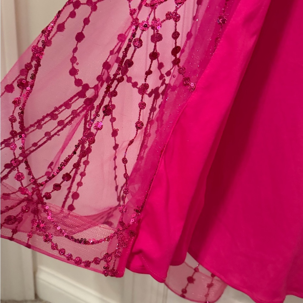 Clarisse Vibrant Pink Dress - Picture 6 of 14